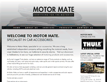 Tablet Screenshot of motormate.co.uk